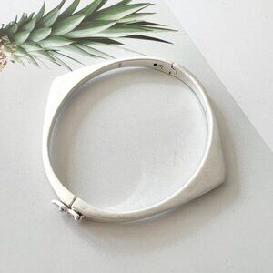 Madeewell Silver Double Arc Bracelet